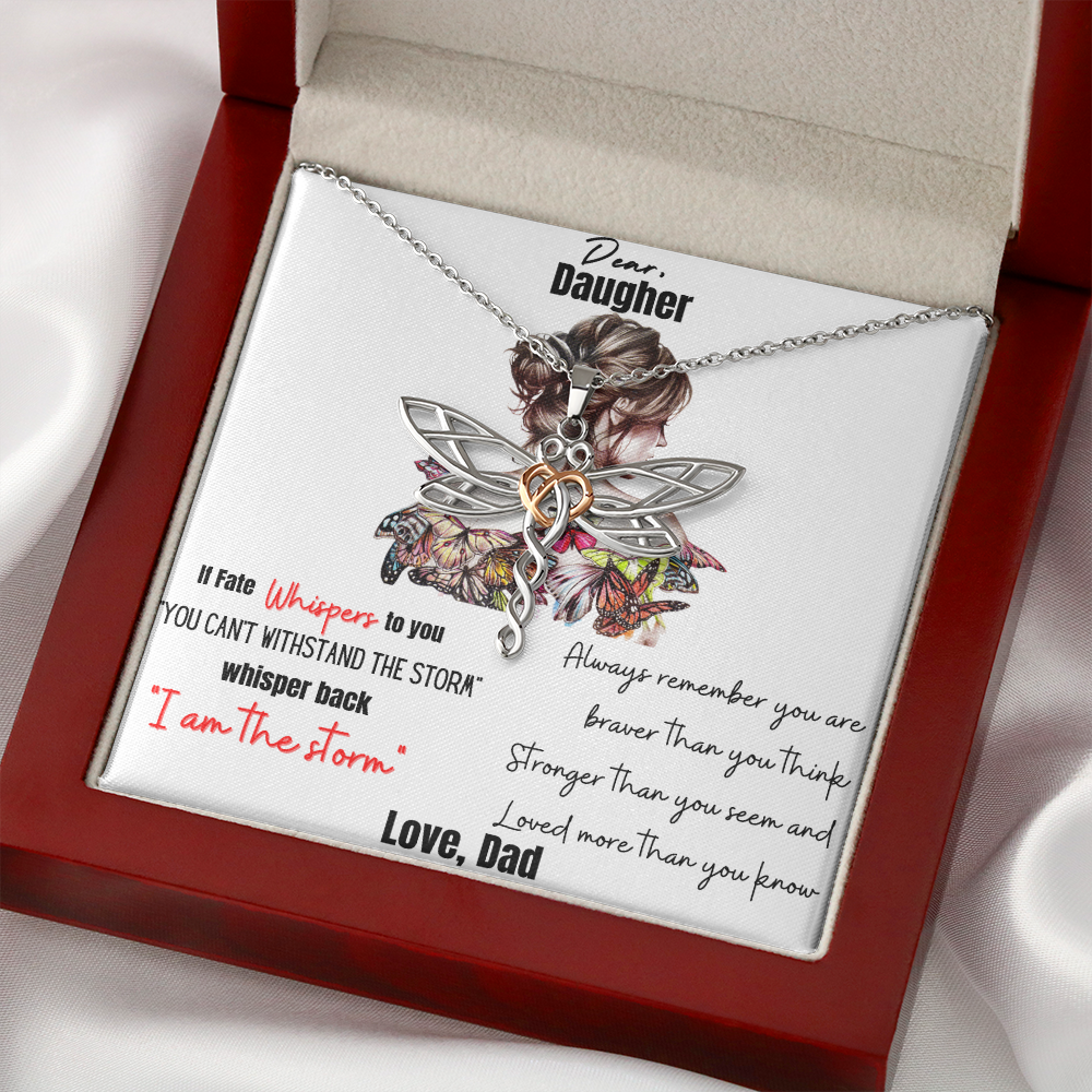 Dragonfly Necklace from Dad
