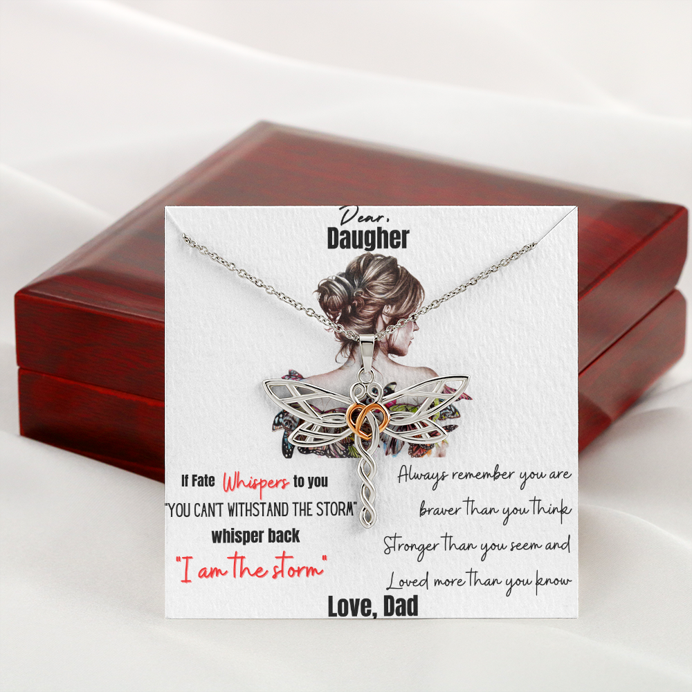 Dragonfly Necklace from Dad