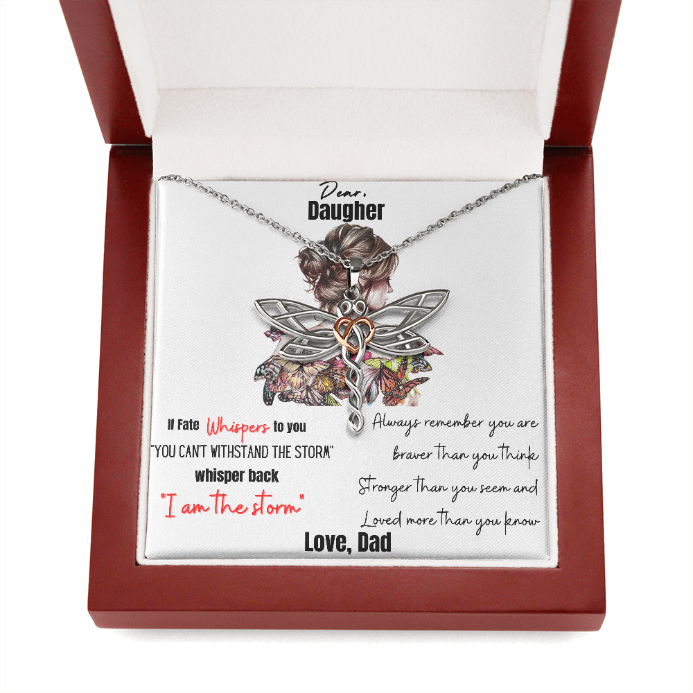 Dragonfly Necklace from Dad