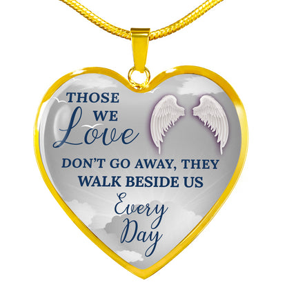 Remembrance Necklace Those We Love With Personalized Engraving