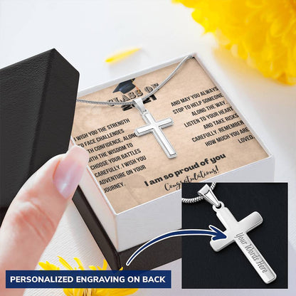Graduation Gift For Him | Personalized Cross