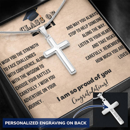 Graduation Gift For Him | Personalized Cross