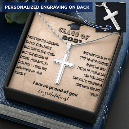 Graduation Gift For Him | Personalized Cross