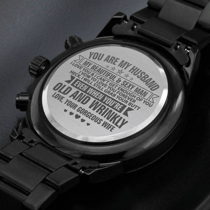 Gift for Husband - Engraved Watch