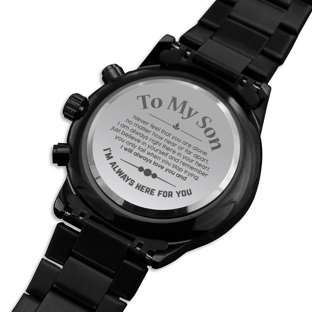 Gift for Son | Engraved Watch for Son