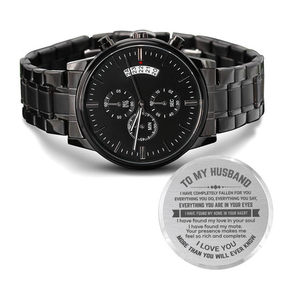 Gift for Husband - Engraved Watch