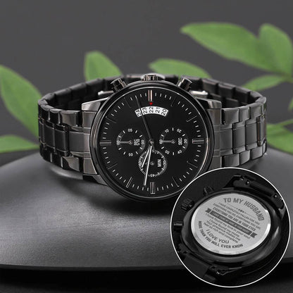 Gift for Husband - Engraved Watch