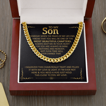 Gift for Son - Someday when pages of my life end