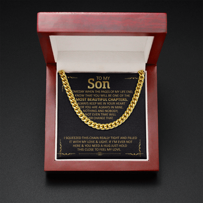 Gift for Son - Someday when pages of my life end