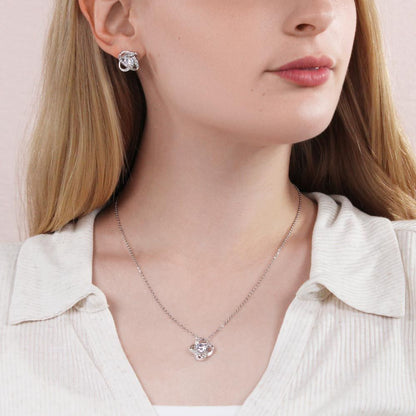 Tomorrow Knot Earrings Set