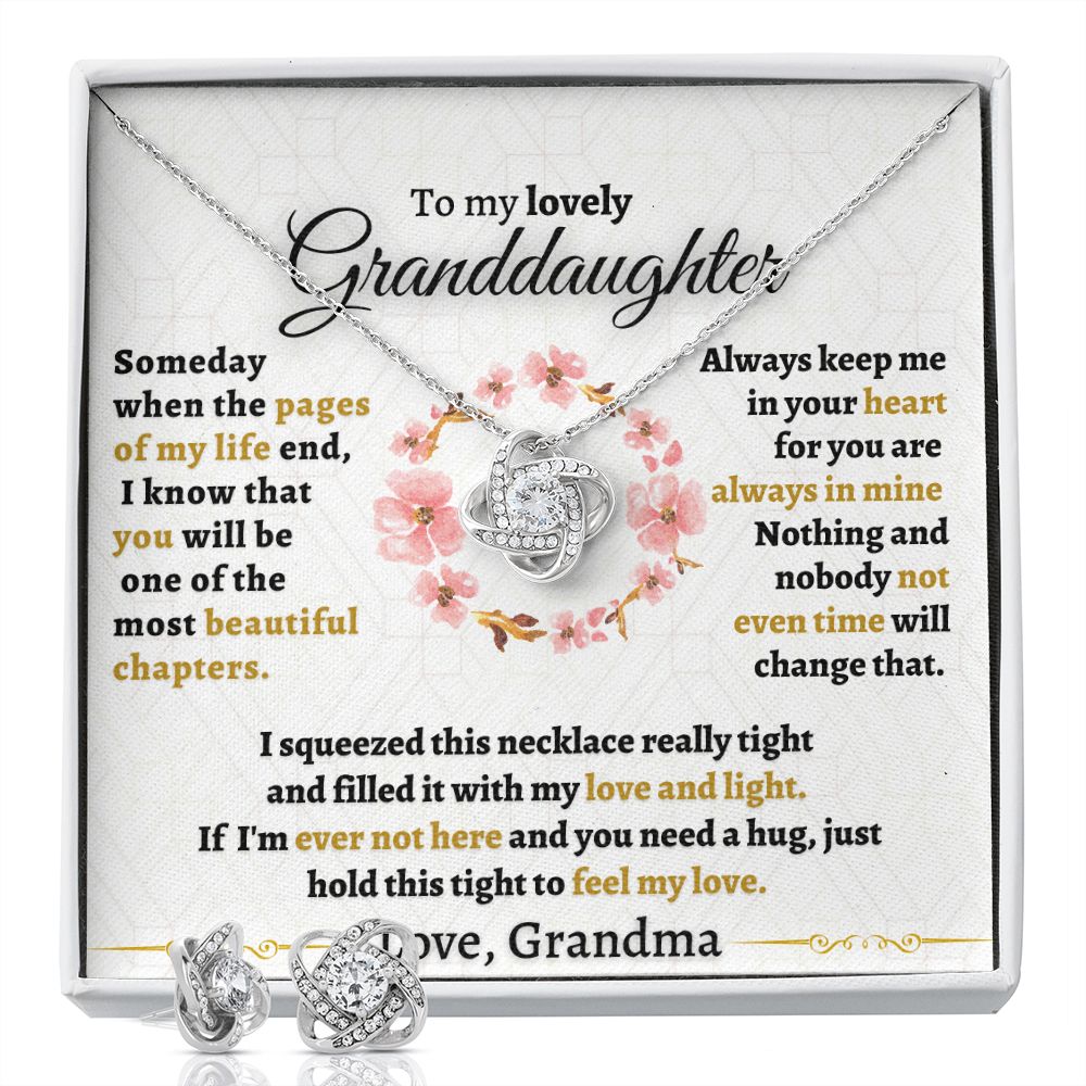 Gift for Granddaughter - Someday Earrings Set