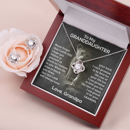 Proud Knot - Granddaughter - Earrings Set