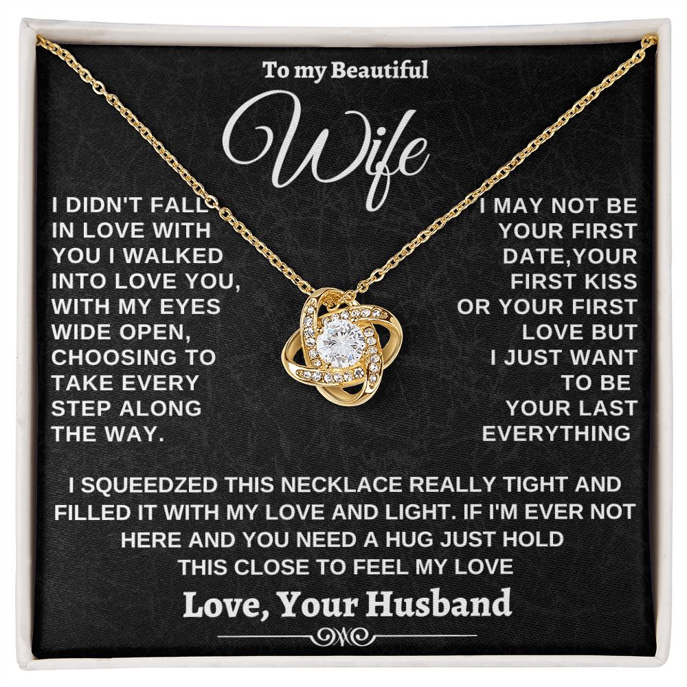 Gift for Wife - I walked into love with you