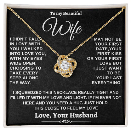 Gift for Wife - I walked into love with you