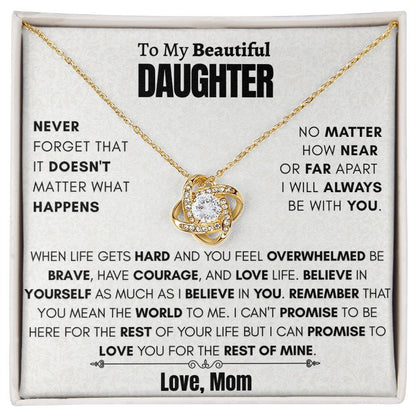 Gift for Daughter - Never forget
