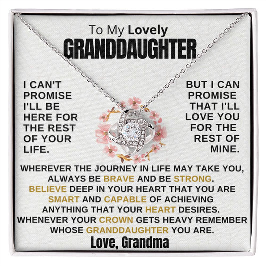 Gift for Granddaughter - Promise