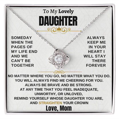 Gift for Daughter - Always keep me in your heart