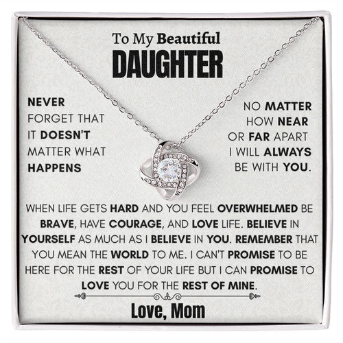 Gift for Daughter - Never forget