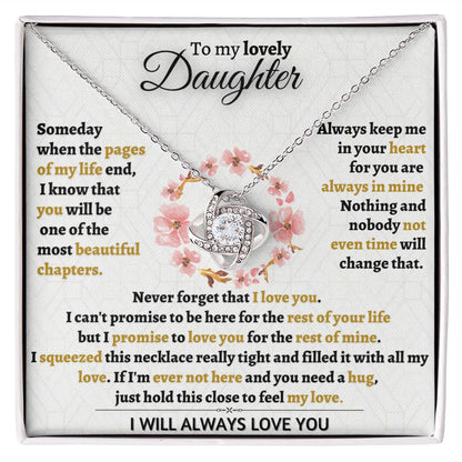 Beautiful Keepsake Gift for Daughter - I Promise To love You - TFG