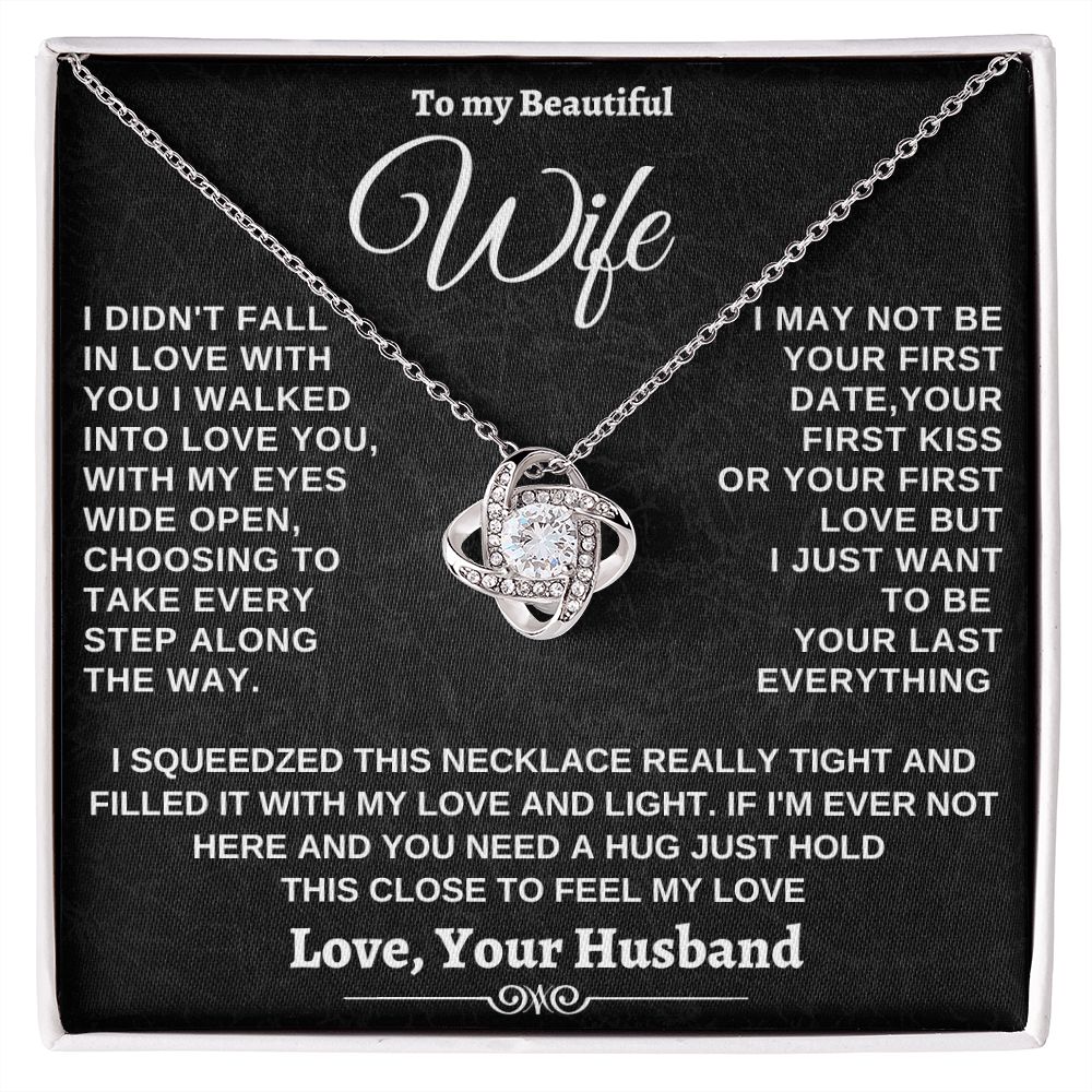 Gift for Wife - I walked into love with you