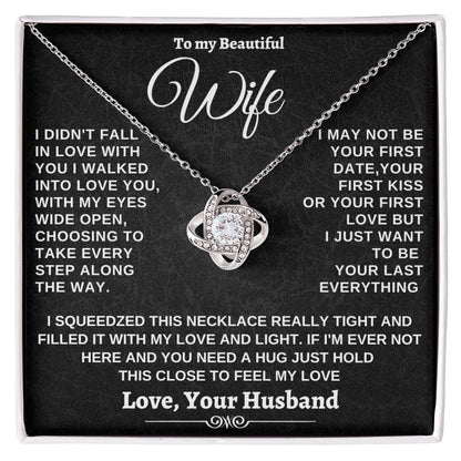 Gift for Wife - I walked into love with you