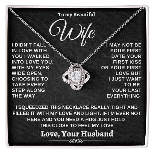 Gift for Wife - I walked into love with you