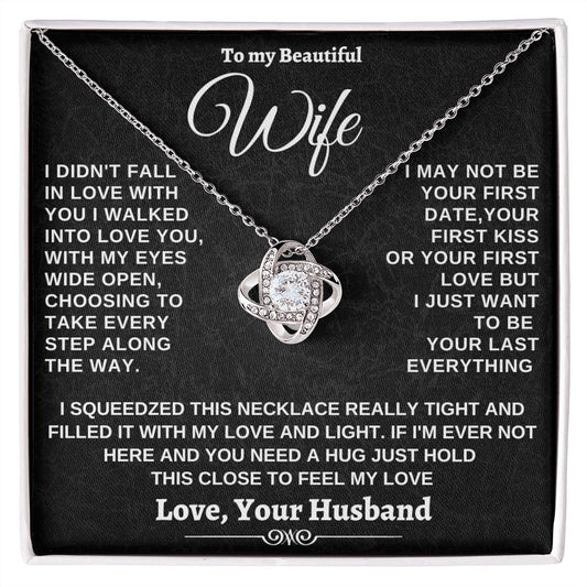 Gift for Wife - I walked into love with you