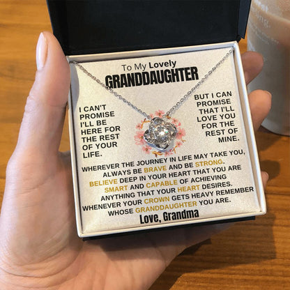 (ALMOST SOLD OUT) Gift for Granddaughter - Promise