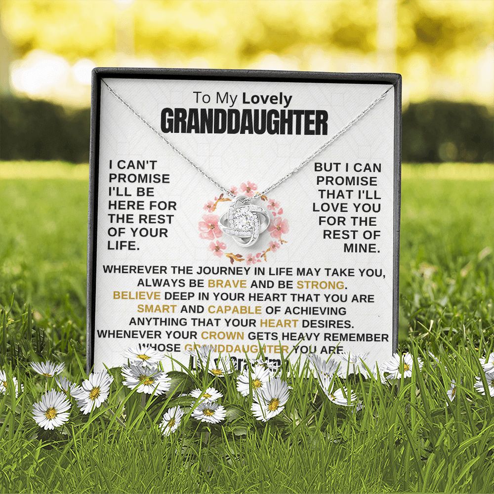 (ALMOST SOLD OUT) Gift for Granddaughter - Promise