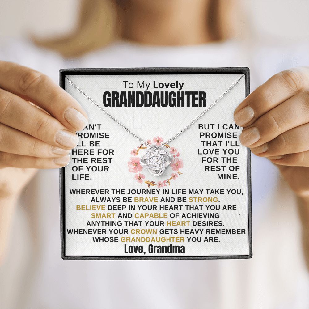 (ALMOST SOLD OUT) Gift for Granddaughter - Promise