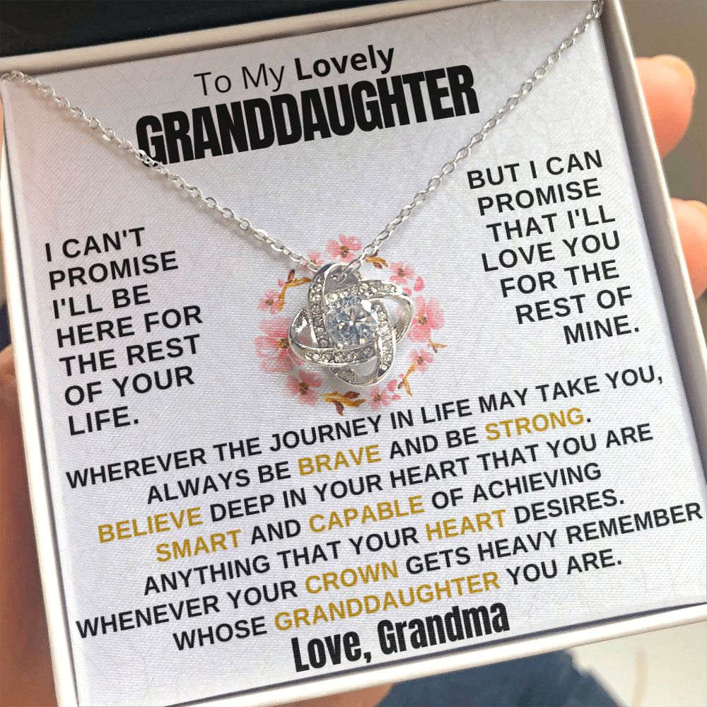 (ALMOST SOLD OUT) Gift for Granddaughter - Promise