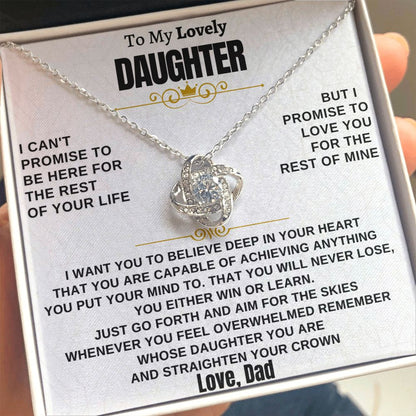 Gift for Daughter from Dad - Promise Knot