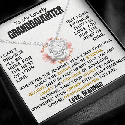 (ALMOST SOLD OUT) Gift for Granddaughter - Promise