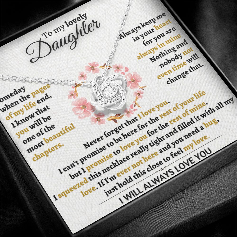 Beautiful Keepsake Gift for Daughter - I Promise To love You - TFG