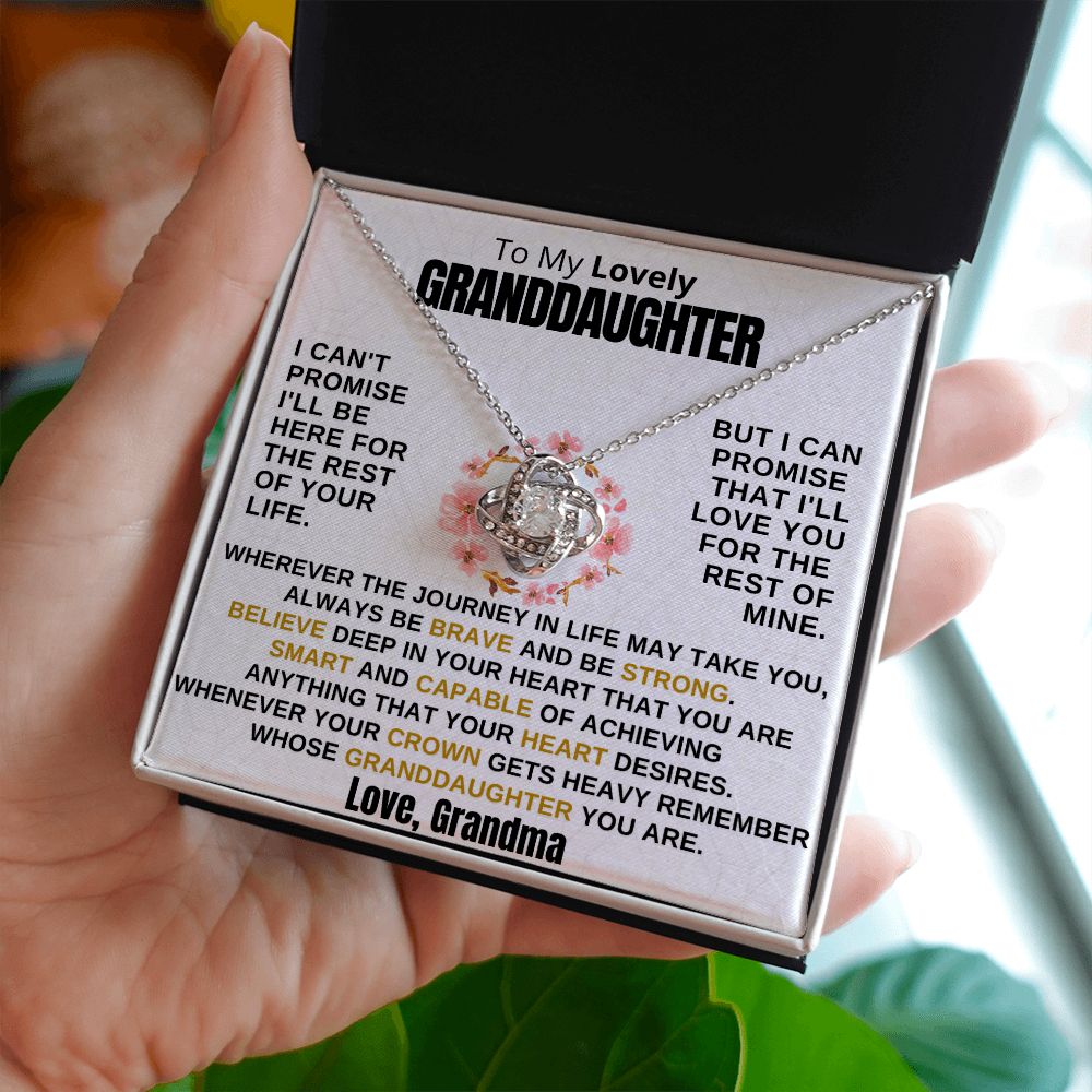 (ALMOST SOLD OUT) Gift for Granddaughter - Promise