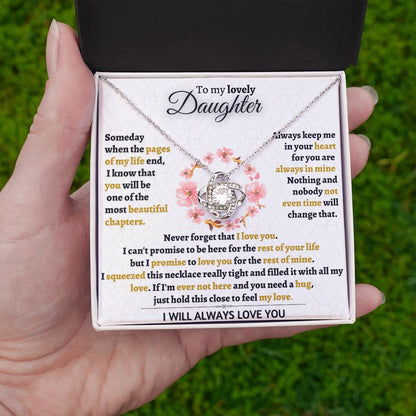 Beautiful Keepsake Gift for Daughter - I Promise To love You - TFG