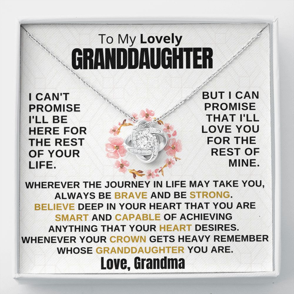 (ALMOST SOLD OUT) Gift for Granddaughter - Promise