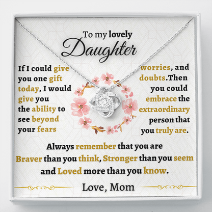 Gift for Daughter - Loved more than you know