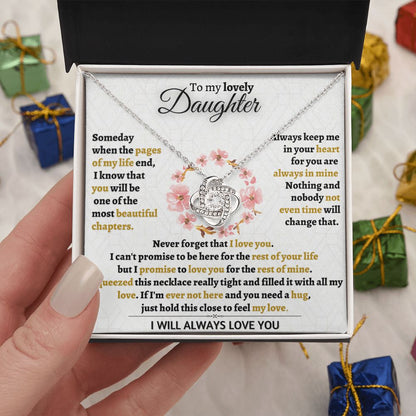Beautiful Keepsake Gift for Daughter - I Promise To love You - TFG