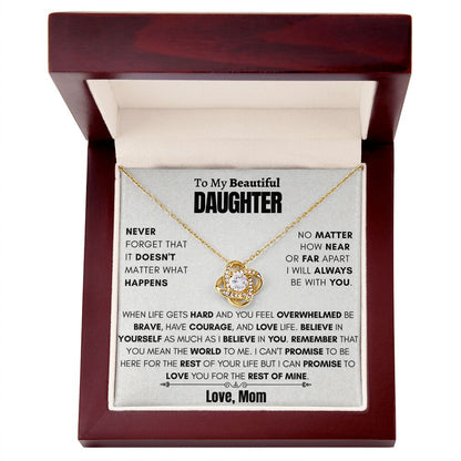 Gift for Daughter - Never forget