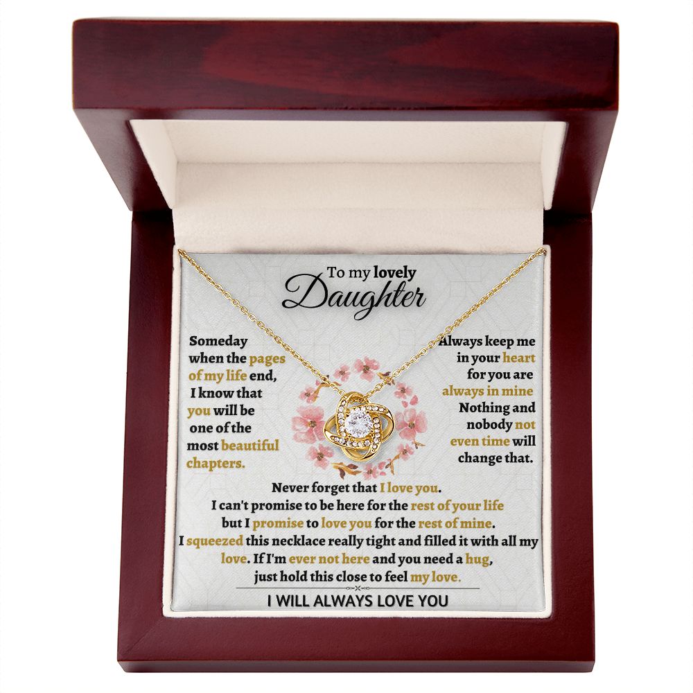 Beautiful Keepsake Gift for Daughter - I Promise To love You - TFG