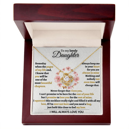 Beautiful Keepsake Gift for Daughter - I Promise To love You - TFG