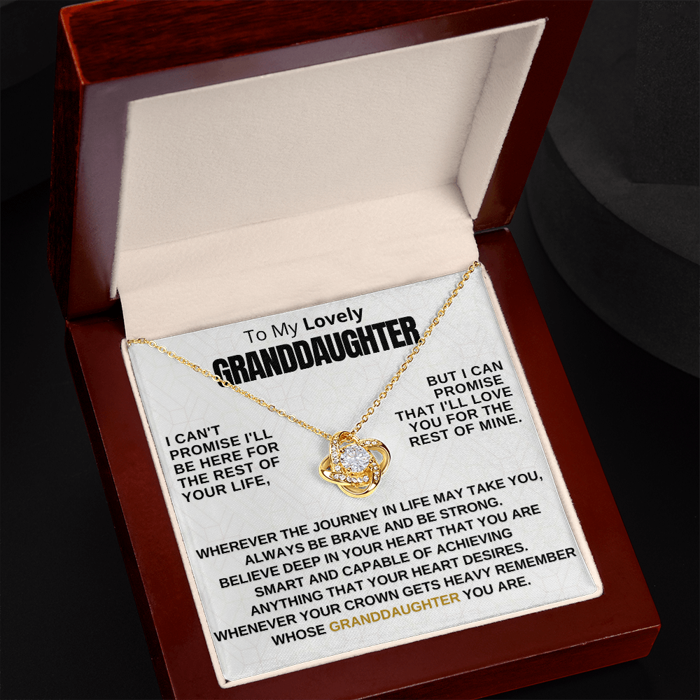 Gift for Granddaughter - Promise