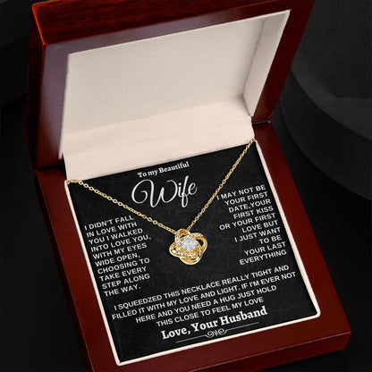 Gift for Wife - I walked into love with you