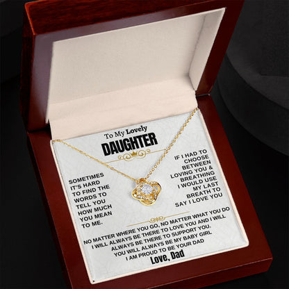 Gift for Daughter from Dad - Last Breath