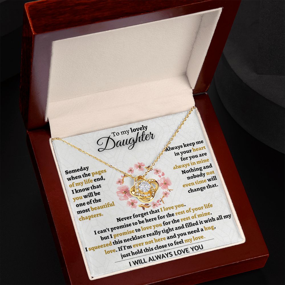 Beautiful Keepsake Gift for Daughter - I Promise To love You - TFG