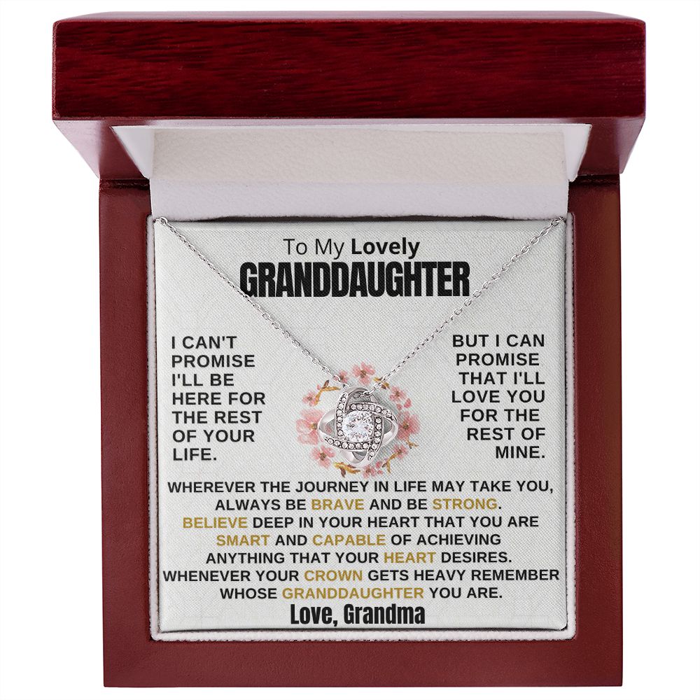Gift for Granddaughter - Promise