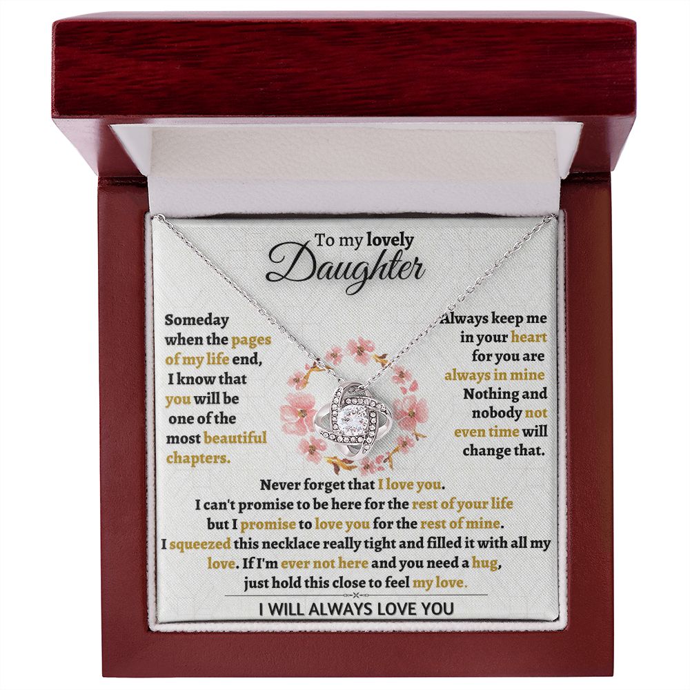 Beautiful Keepsake Gift for Daughter - I Promise To love You - TFG
