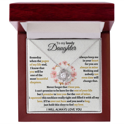 Beautiful Keepsake Gift for Daughter - I Promise To love You - TFG