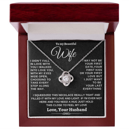 Gift for Wife - I walked into love with you